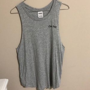 PINK muscle tank size XS